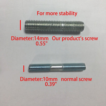 Roypet Adjustable 93"-116" Tall Cat Climbing Tree 5-Tier Kitty Activity Center Floor-to-Ceiling Climber Toy with Hanging Hammock and Scratching Posts Cat Furniture,Grey