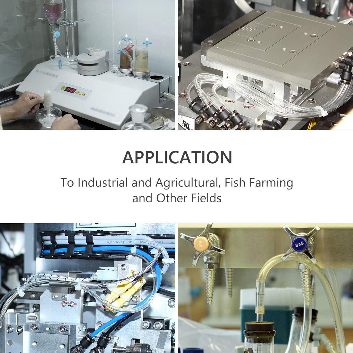 Eastrans 10ft x 1/4" ID Clear Vinyl Tubing, Flexible Hybrid PVC Tubing Hose, Lightweight Plastic Tube UV Chemical Resistant Vinyl Hose, BPA Free and Non Toxic