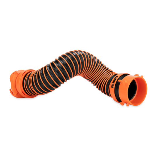 Camco RhinoEXTREME 2' RV Sewer Compartment Hose - Flexible Design for Tight Spaces - Compact to Store - Crush Resistant (39855)