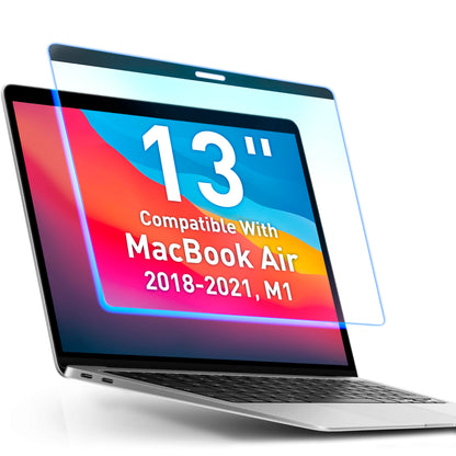 VINTEZ Magnetic Blue Light Screen Protector Compatible With MacBook Air 13" 2018, 2019, 2020, 2021, M1 Anti Blue Light Blocking Filter for Laptop