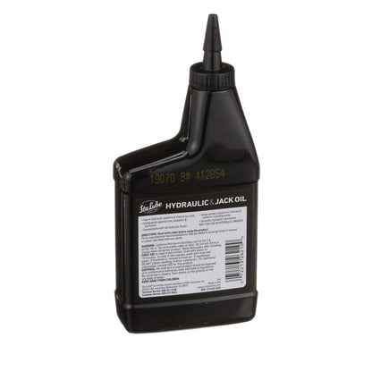 Sta-Lube Hydraulic & Jack Oil SL2621-15 Fl. Oz., Anti-Foam, Anti-Rust 20W Non-Detergent Oil, Amber