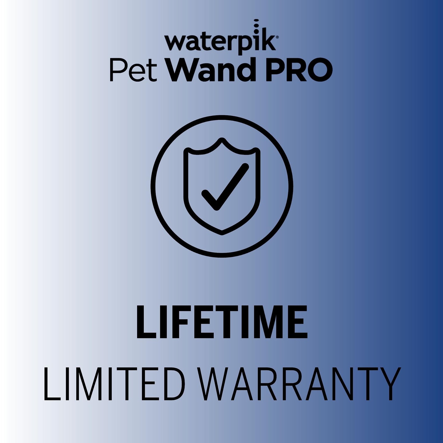 Waterpik Pet Wand Pro Dog Shower Attachment for Fast and Easy Dog Bathing and Cleaning, Indoor and Outdoor Sprayer Includes 8-Foot Flex Hose, Blue/Grey, PPR-252E
