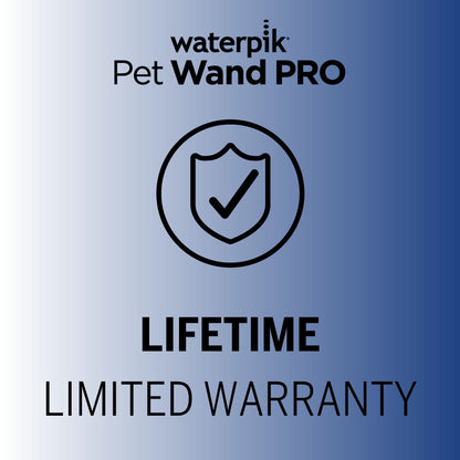 Waterpik Pet Wand Pro Dog Shower Attachment for Fast and Easy Dog Bathing and Cleaning, Indoor and Outdoor Sprayer Includes 8-Foot Flex Hose, Blue/Grey, PPR-252E