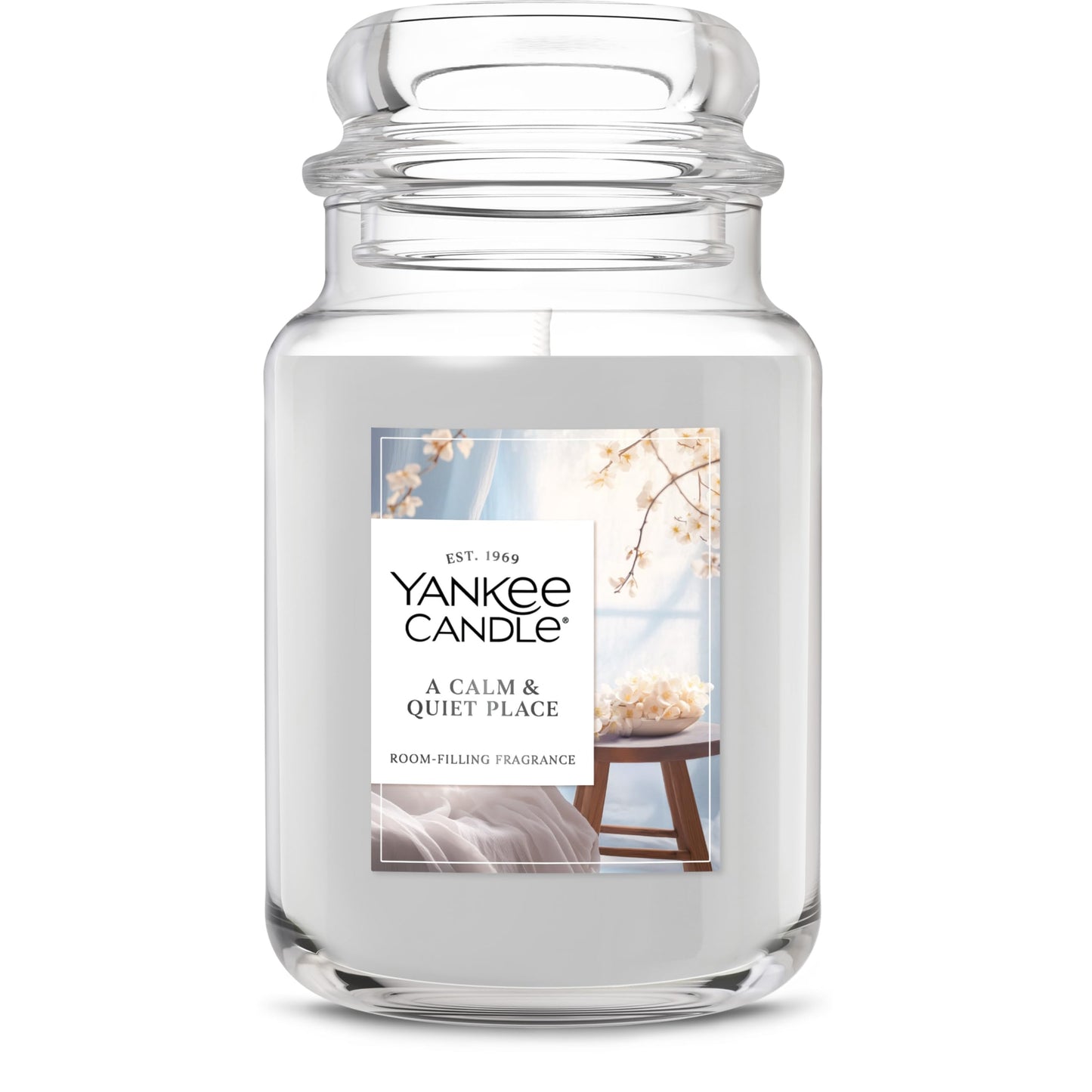 Yankee Candle, A Calm Quiet Place Fall Scented Candle, 22oz Large Jar with up to 150 Hour Burn Time