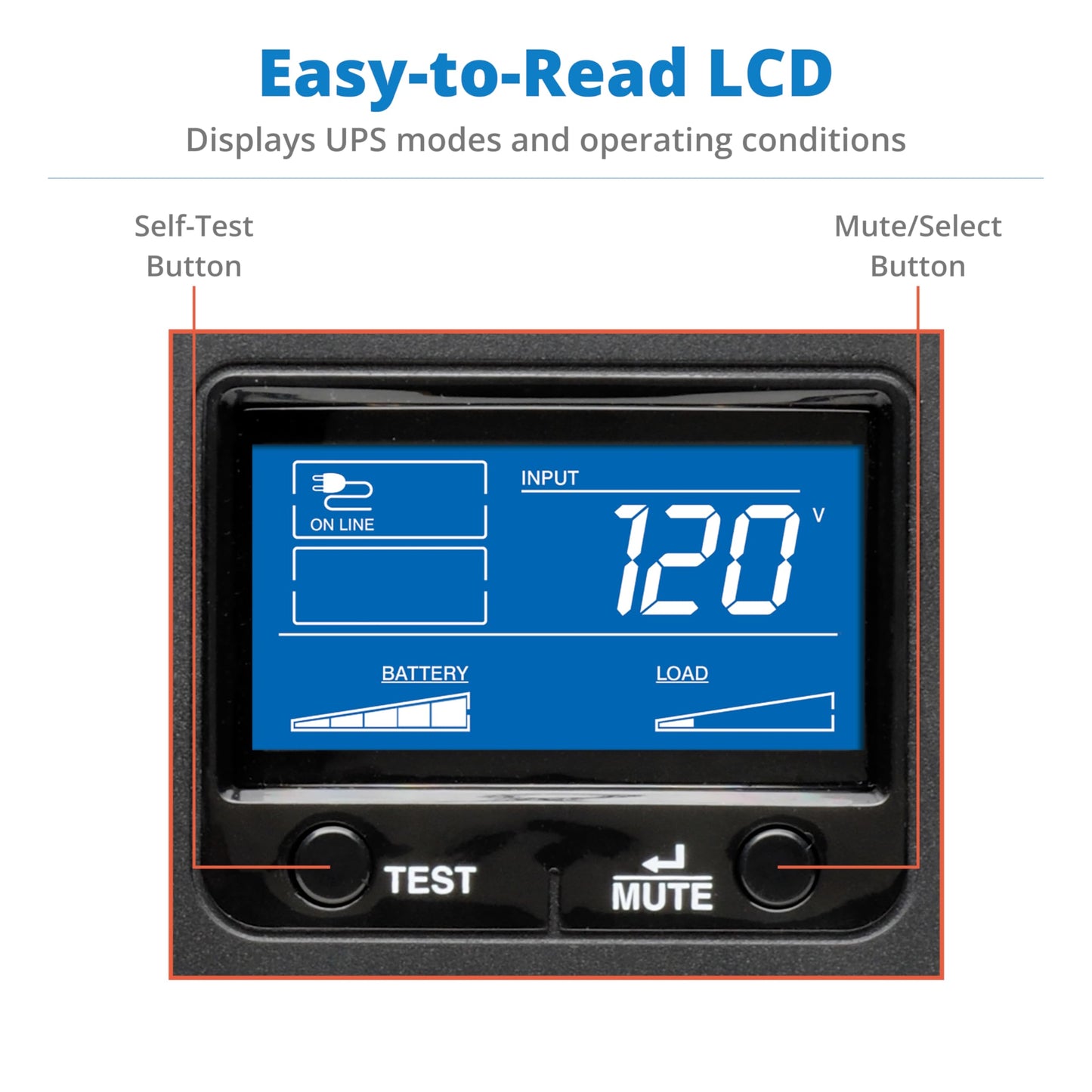 Tripp Lite SMART1500LCDT 1500VA 900W UPS Battery Back Up, AVR, LCD Display, Line-Interactive, 10 Outlets, 120V, USB, Tel & Coax Protection, 3 Year Warranty & Dollar 250,000 Insurance Black