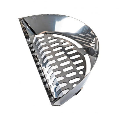 SnS Grills Slow ‘N Sear Charcoal Inserts for Low ‘N Slow & High-Heat Cooking - Patented Stainless Steel Accessories for Kettle Grills - Charcoal Basket 18"
