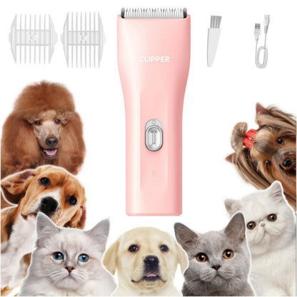 Dog Clippers,Quiet Washable USB Rechargeable Cordless Dog Grooming Kit,Electric Pets Hair Trimmers Shaver Shears for Dogs and Cats