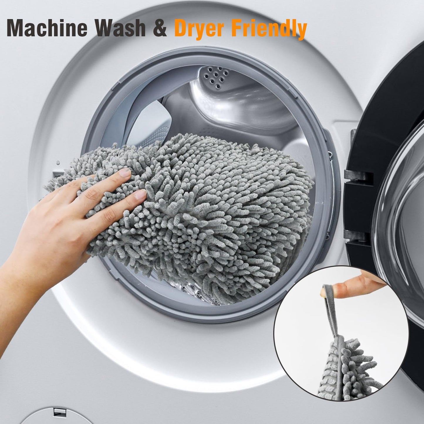 Puomue Microfiber Dog Towels for Drying Dogs, Super Absorbent, Soft and Quick Drying Pet Grooming Towel, 31Inch X 13Inch, Perfect Pets' Shower & Bath Supplies for Dog and Cat, Machine Washable, Grey