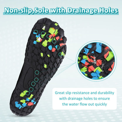 ziitop Water Shoes for Men Women Beach Barefoot Swim Rock Climbing Pool Shoes Socks, Anti-Slip Breathable Quick Dry Lightweight Slip-on, Outdoor Sport Hiking Walking Boating Fishing Diving Surfing