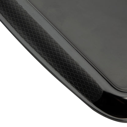 Cuisinart Grilling Prep & Serve Trays, 17x10.5 inch BBQ Tray Safe for Food Handling, 2 Dishwasher Safe Nesting Trays Black & Red, Perfect Grilling Accessories for Cooked & Raw Meat, Fits 6 Burgers