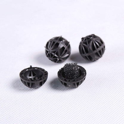 AQUANEAT Aquarium 1" Bio Balls 100pcs for Fish Tank Pond Canister Filter Media