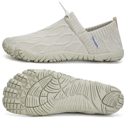 WateLves Barefoot Water Shoes Women Men Minimalist Comfortable Walking Shoes Beach Outdoor Running Sneakers (Apricot,38)