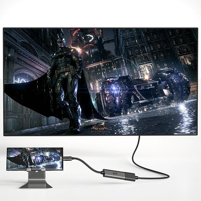 uni USB-C to HDMI Adapter 4K@60Hz, Thunderbolt 3/4 to HDMI Adapter, Type C HDMI Converter, Compatible with MacBook Pro/Air 2022, iPad Pro/Air, Surface Laptop, Dell XPS, Chromebook, Galaxy & More