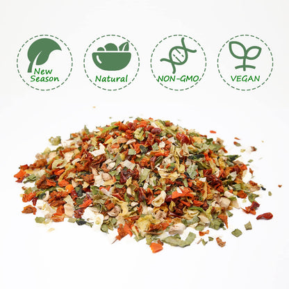YUHO Ramen Toppings Dehydrated Dried Kimchi Vegetable Flakes All Natural Gluten Free & Allergen Free 6 OZ