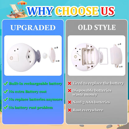 Toddla Whale Bath Toy Sprinkler - Light Up Bath Toys for Kids Ages 1-3 | Infant Baby Toys 6-12-18 Months | Toddler Bathtub Pool Water Table Toys | 1 2 3 Year Boys Girls Gifts | 1st Birthday Gifts