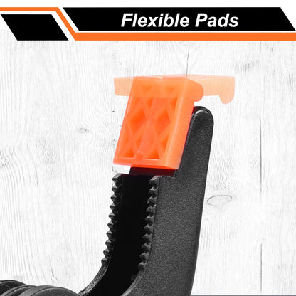 Rondauno Spring Clamps 12 Pack, 3.5 inch Spring Clips for Crafts & Professional Backdrop Clips, Heavy Duty Plastic Clamps for Woodworking