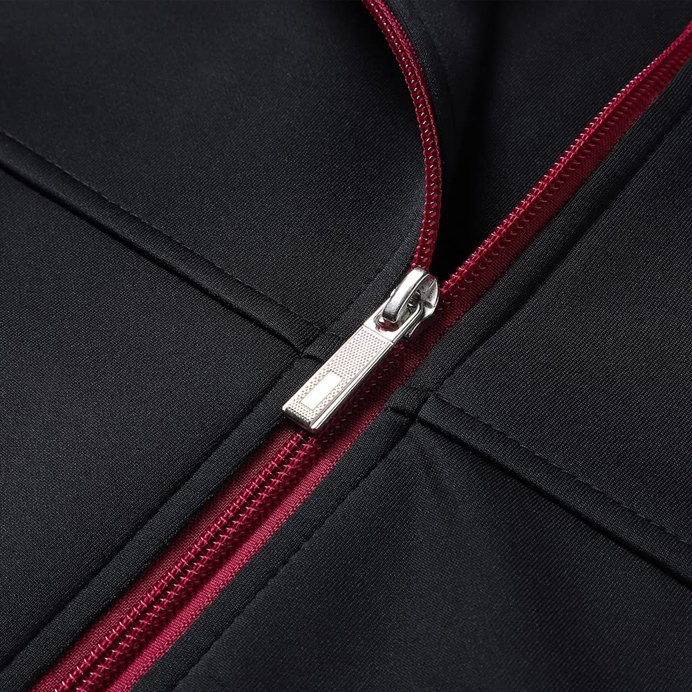 PUMPITU Men's Casual Athletic Tracksuit Long Sleeve Sweatsuit Set Full Zip Running Sports Jacket and Pants 2 Piece Outfits