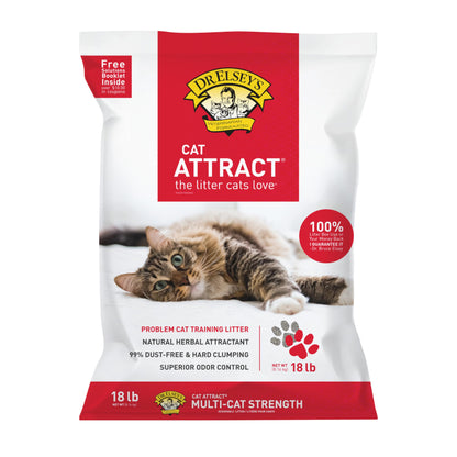 Dr. Elsey's® Cat Attract® Clumping Clay Cat Litter 18-lb. Bag