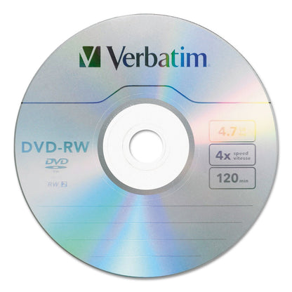Verbatim DVD-RW Blank Discs 4.7GB 4X Recordable Discs - 30pk Spindle 95179