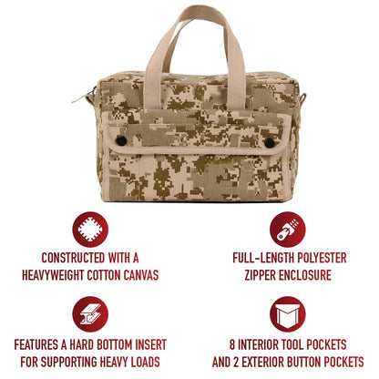 Rothco Mechanic's Tool Bag - Heavy-Duty Organization for Gear and Equipment