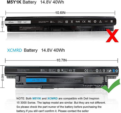 40Wh XCMRD 14.8V Battery for Dell Inspiron 15 3000 Series 3542 3543 3521 3537 3531 3541 17R 5721 5737 17-3737 3721 15R 5537 5521 14 3421 3437 14R 5421 5437 Latitude 3440 3540 P28F P40F FW1MN 4WY7C