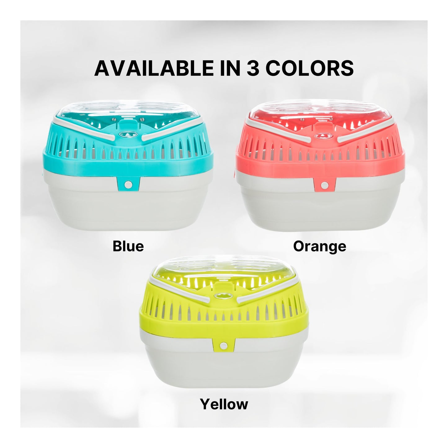 TRIXIE Pico Transport Crate, Small Pet Carrier, Portable Travel Carrier, for Small Pets, Hamsters, Guinea Pig, Lizards