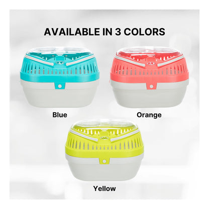 TRIXIE Pico Transport Crate, Small Pet Carrier, Portable Travel Carrier, for Small Pets, Hamsters, Guinea Pig, Lizards