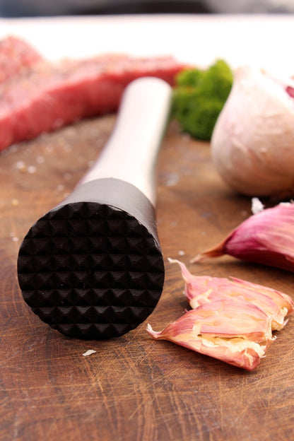 Barvivo Drink Muddler for Cocktails - 8 Inch Professional Stainless Steel Muddler - Durable Cocktail Muddler Set Drink Smasher & Mojito Muddler - Wine Accessories Ideal Valentines Day Gifts for Him