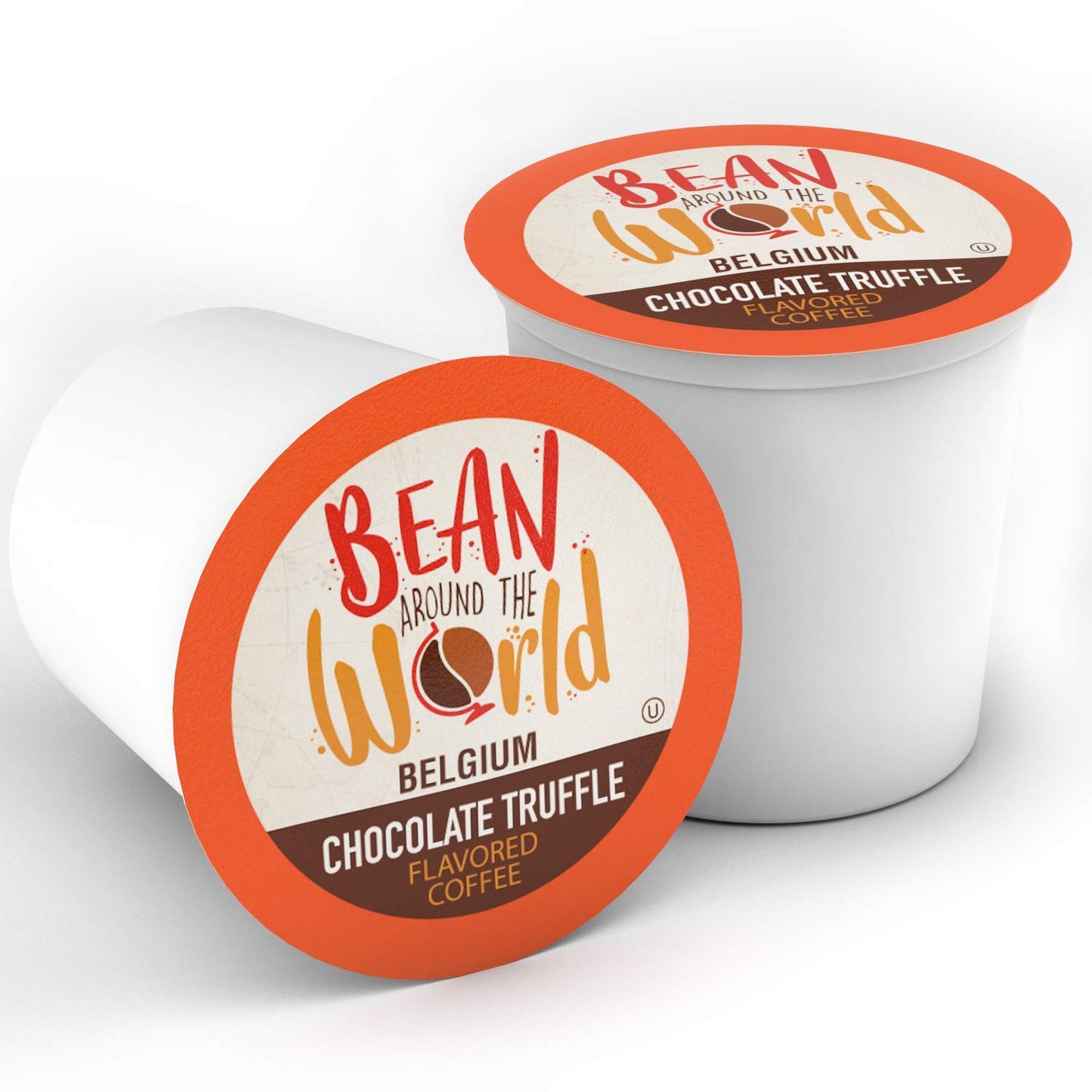 Bean Around The World Flavored Coffee Compatible With 2.0 Keurig K Cup Brewers, Chocolate Truffle, 40 Count (Pack of 1)