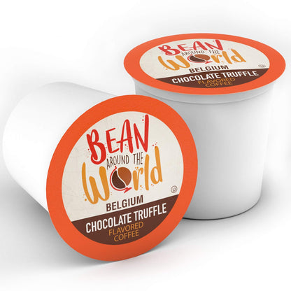 Bean Around The World Flavored Coffee Compatible With 2.0 Keurig K Cup Brewers, Chocolate Truffle, 40 Count (Pack of 1)