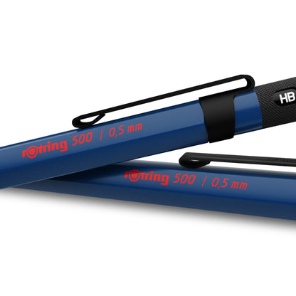 Rotring 500 Mechanical Pencil, Blue Barrel, 0.5mm