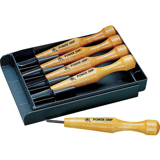 ROCKLER Five Piece Power Grip Carving Set (Japan Import)