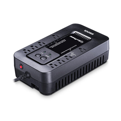 CyberPower EC550G Ecologic Battery Backup & Surge Protector UPS System, 550VA/330W, 8 Outlets, ECO Mode, Compact Uninterruptible Power Supply