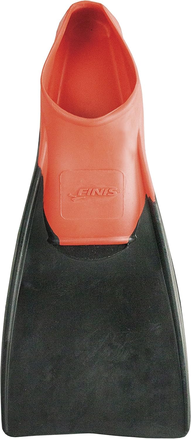 FINIS Long Floating Fins , Red/Black, S (US Male 3-5 / US Female 4-6) (1.05.037.04)