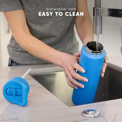 Simple Modern Water Bottle with Straw Lid | Vacuum Insulated Stainless Steel Metal Thermos | Reusable Leak Proof BPA-Free Flask for Sports Gym | Summit Collection | 30oz, Almond Birch