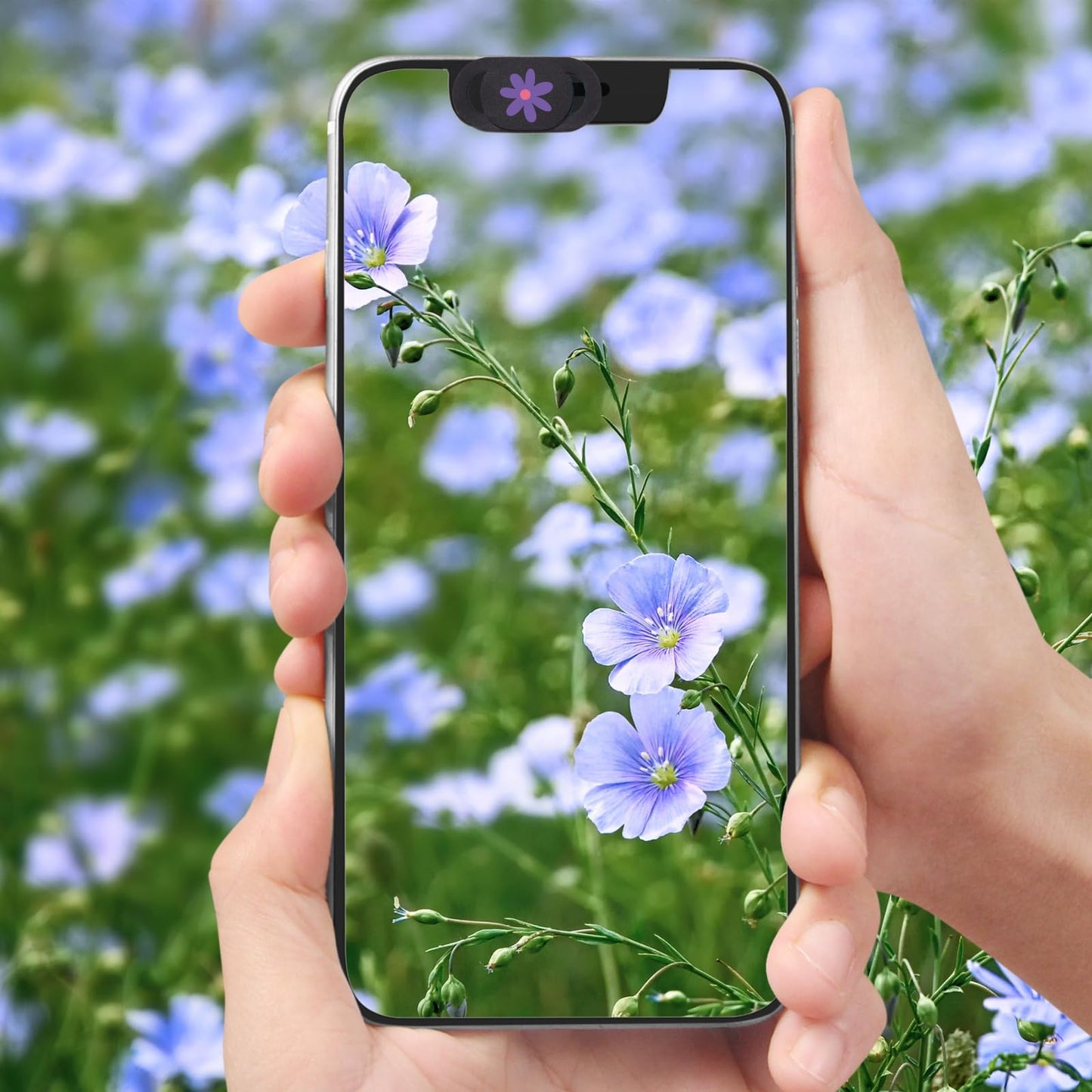 VeekyVicky Laptop Camera Cover Slide Webcam Cover for Privacy Fits for Mini PC, PC, Surface, Tablet, Desktop Computer, Smart Phone - 3 Packs, Flower