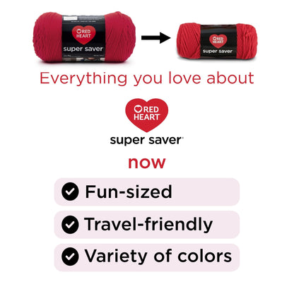 Red Heart Super Saver Super Yarn Craft Kit for Crochet & Knitting & Amigurumi Projects