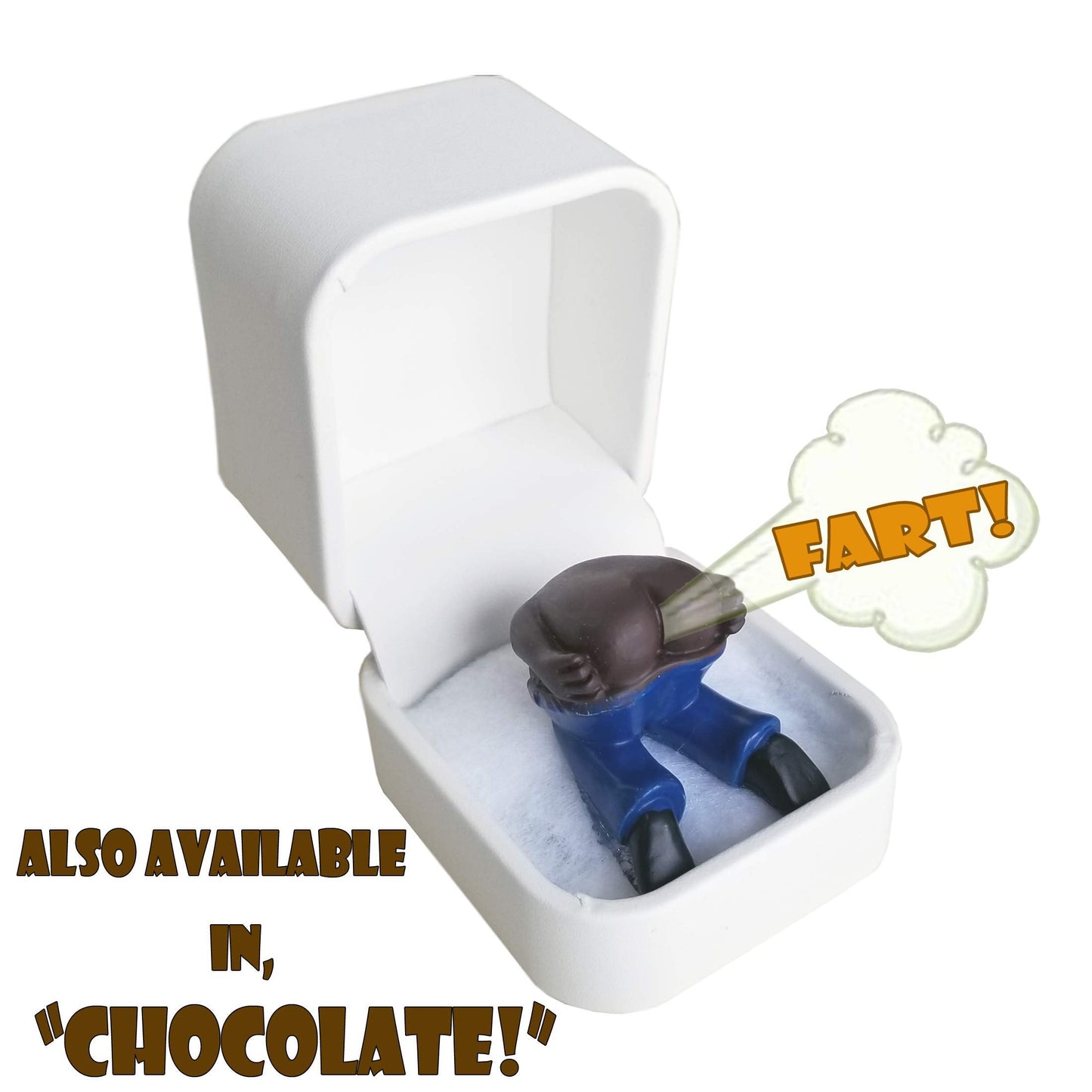 The Moon Ring®© - "It Farts When You Open it Handmade Prank Gag Gift (Ring box with farting butt, no ring) AS SEEN ON THE BACHELORETTE