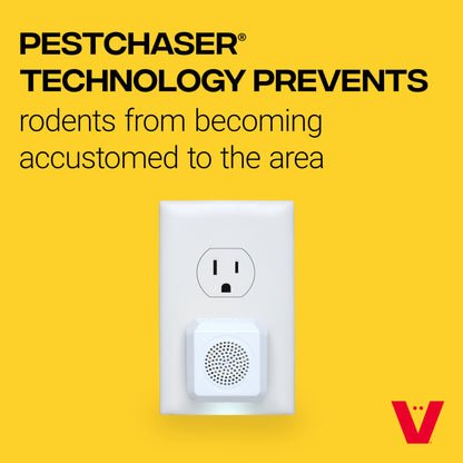 Victor M753K PestChaser Indoor Ultrasonic Rodent Repellent with Nightlight, 3 Rodent Repeller Mouse Deterrent Plug In Devices