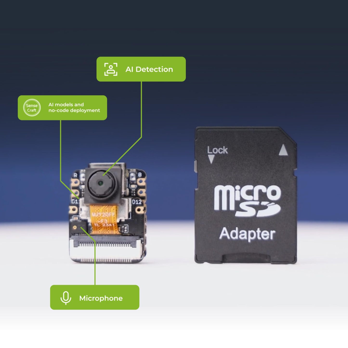 Seeed Studio XIAO ESP32 S3 Sense - 2.4GHz Wi-Fi, BLE 5.0, OV2640 Camera Sensor, Digital Microphone, 8MB PSRAM, 8MB Flash, Battery Charge Supported, Rich Interface, IoT, Embedded ML …