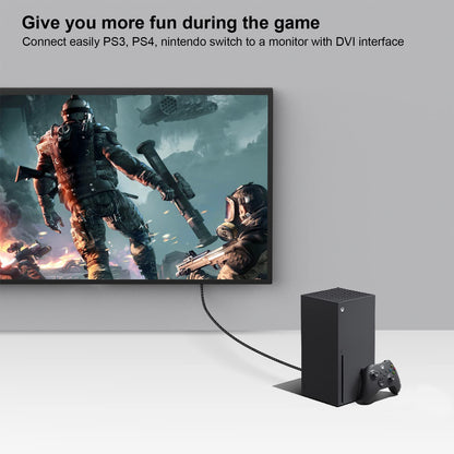 BENFEI DVI to HDMI, Bidirectional DVI-D to HDMI Male to Female Adapter with Gold-Plated Cord 2 Pack