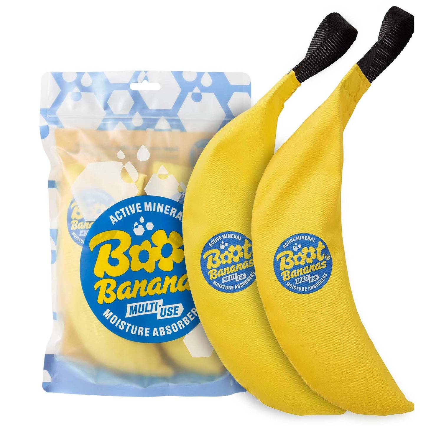 Boot Bananas Shoe Moisture Absorber | Long-Lasting, Reusable Sports Shoe Drying Inserts Without Heat or Electricity | Eco-Conscious | Drys Footwear in 4 to 6 Hours | 1 Pair