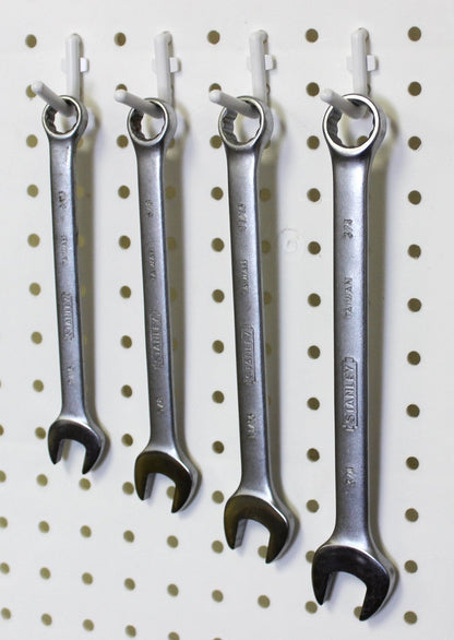 Wallpeg Peg Board Tool Organizer - Pegboard Hooks for Tool storage, garage organization, nerf gun storage - Peg board hooks for hanging power tools, crafts, and garage workbench accessories - Made USA