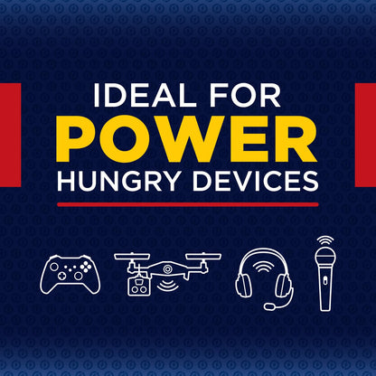 Rayovac Fusion AAA Batteries, Premium Alkaline Triple A Batteries (30 Battery Count) Red, Silver