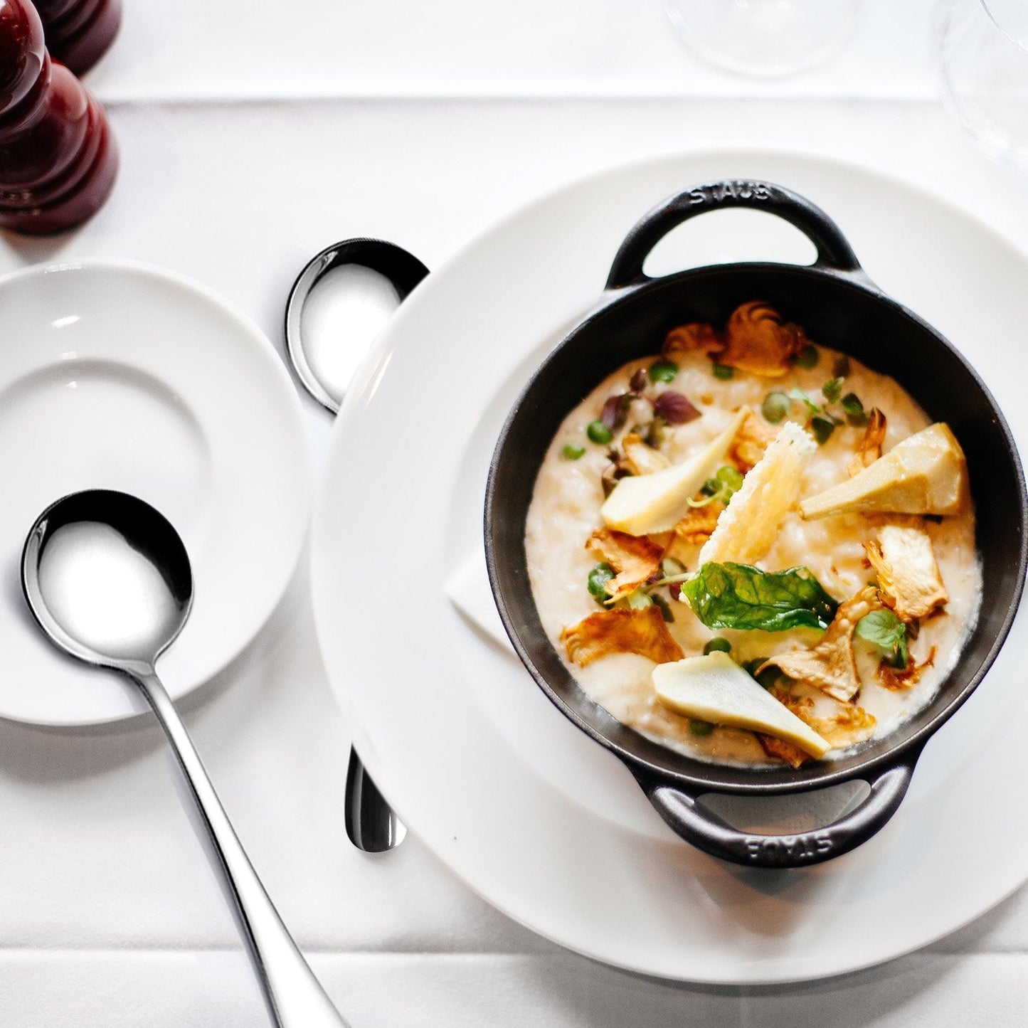 Soup Spoons, Wholesale Spoons Silverware, Round Stainless Steel Spoon Set of 8