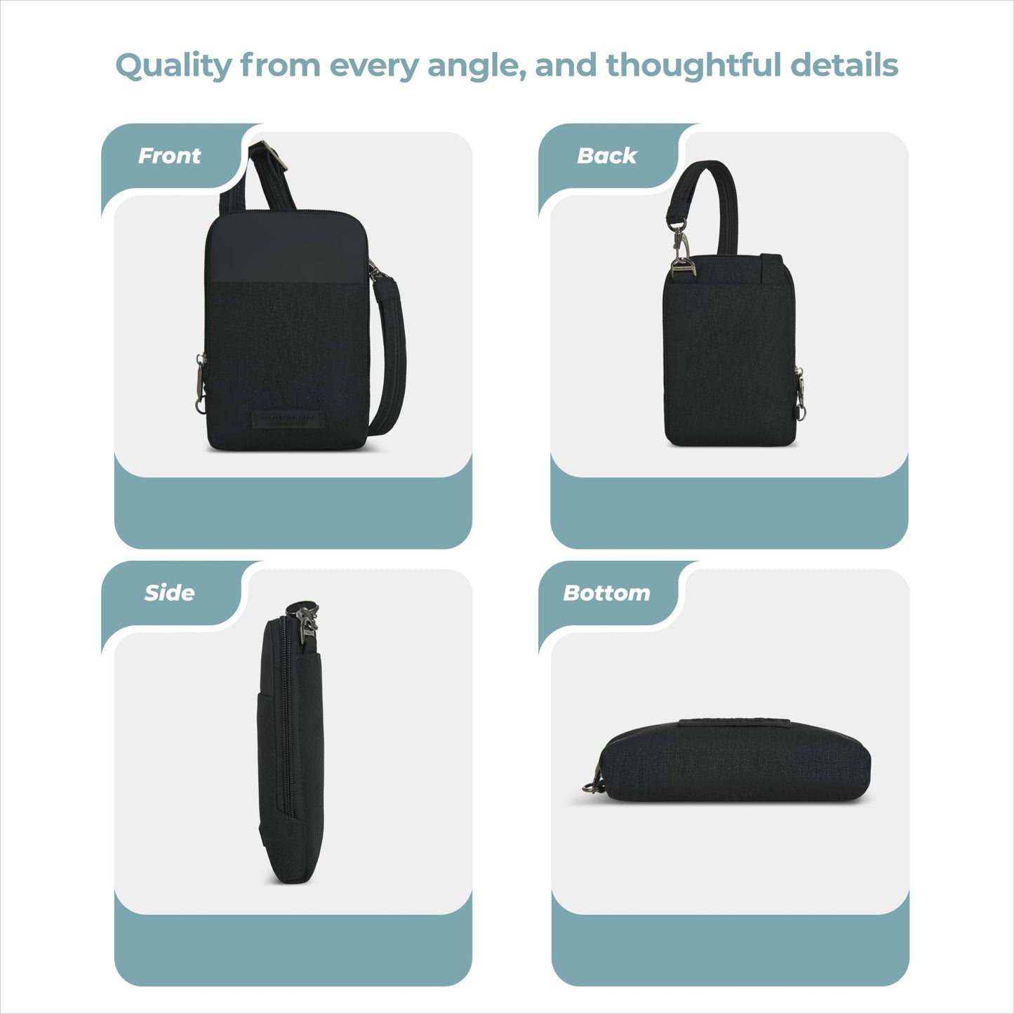 Travelon Anti-Theft Metro Stadium Mini Crossbody