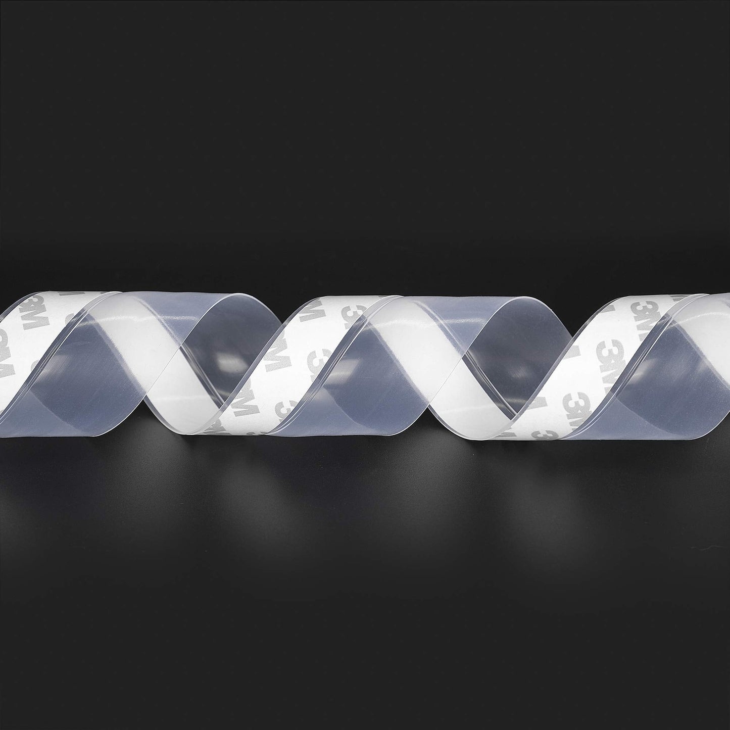 TAROSE Weather Stripping, Silicone Door Seal Strip Door, Window, Transparent 16 Feet Long (Width 25mm)