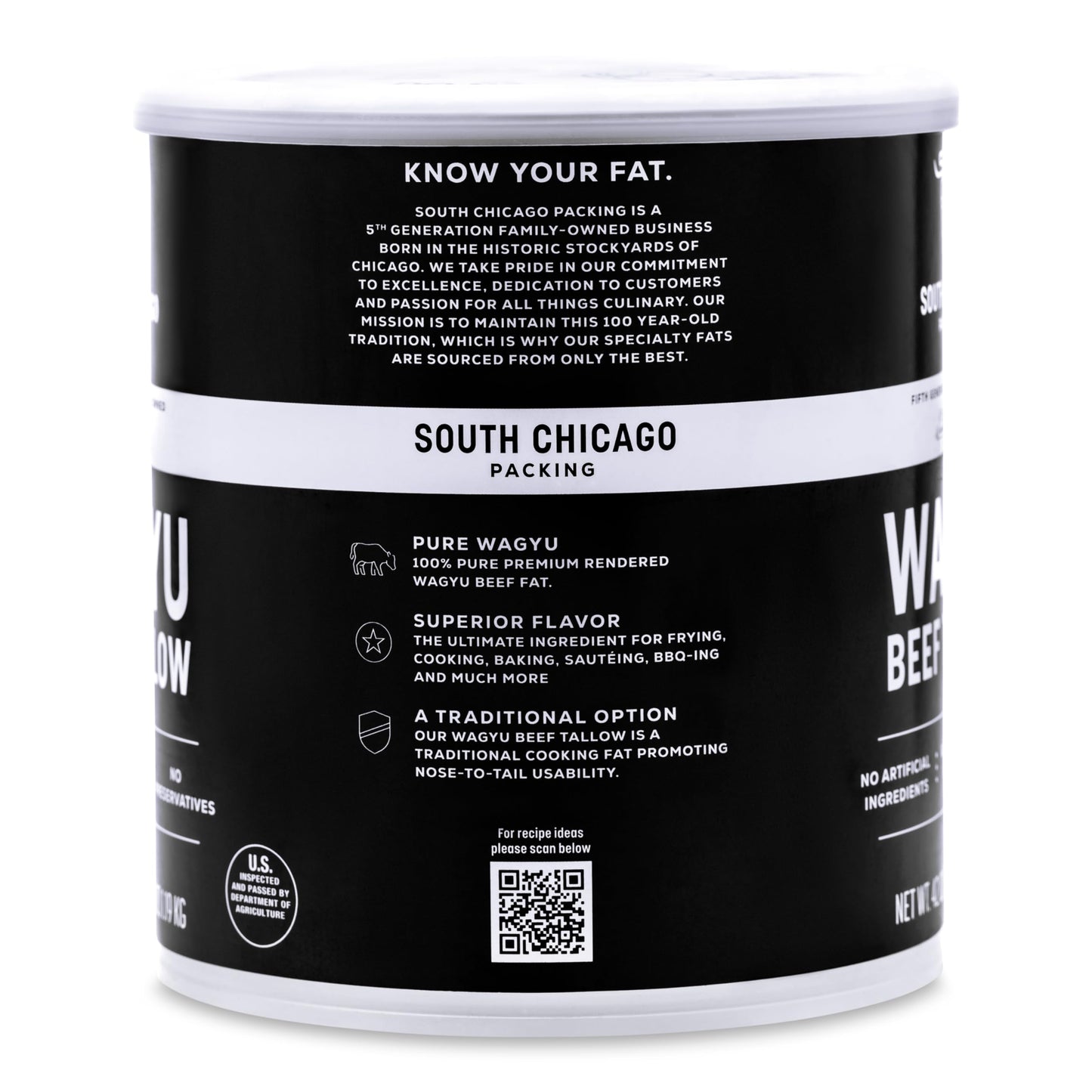 South Chicago Packing Wagyu Beef Tallow, 42 Ounces, Paleo-friendly, Keto-friendly, 100% Pure Wagyu