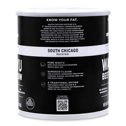 South Chicago Packing Wagyu Beef Tallow, 42 Ounces, Paleo-friendly, Keto-friendly, 100% Pure Wagyu