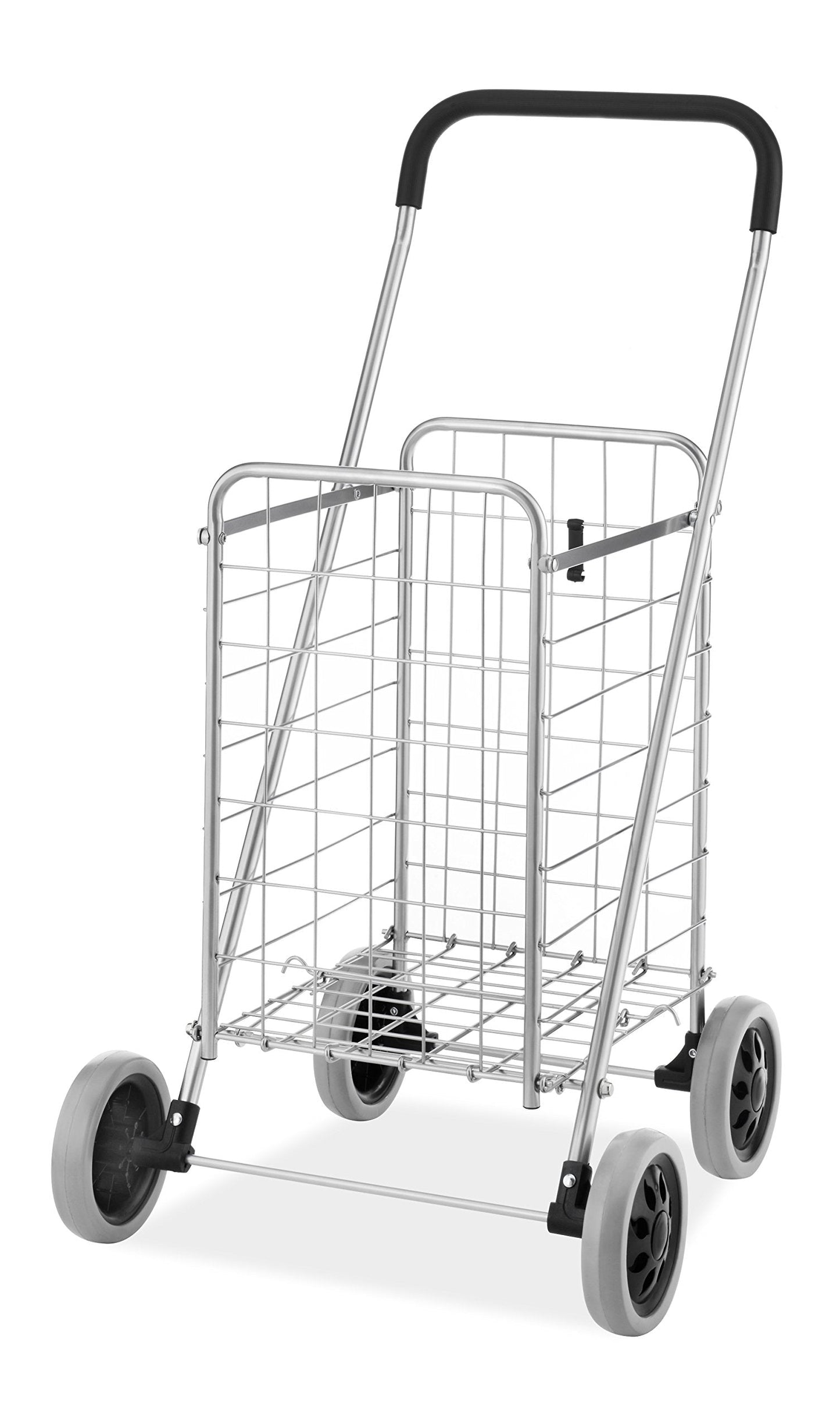 Whitmor Utility Shopping Cart - Durable Folding Design for Easy Storage, Model Number: 6250-4997-2-SIOC